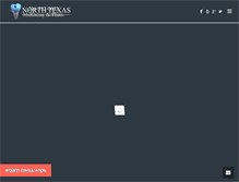 Tablet Screenshot of northtexasdentalsurgery.com
